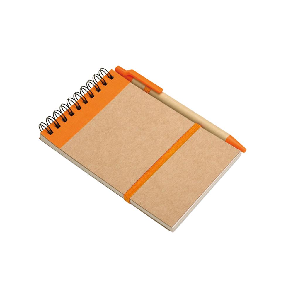 MidOcean Notatnik A6 Sonora z recyklingu i długopis