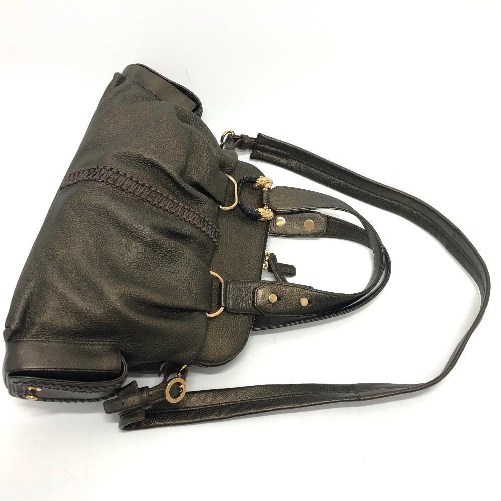 Bvlgari Leoni Bag 2WAY Hand Bag Shoulder Bag Crossbody Tote Bag