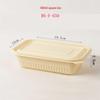 Compostable Square Corn Starch Disposable Food Container