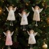 Cute Plush Angel Pendant Handmade Craft Christmas Tree Ornament  Xmas Gift