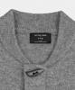 LETTERCOMO Signature Hidden Wool Knit Jacket Grey