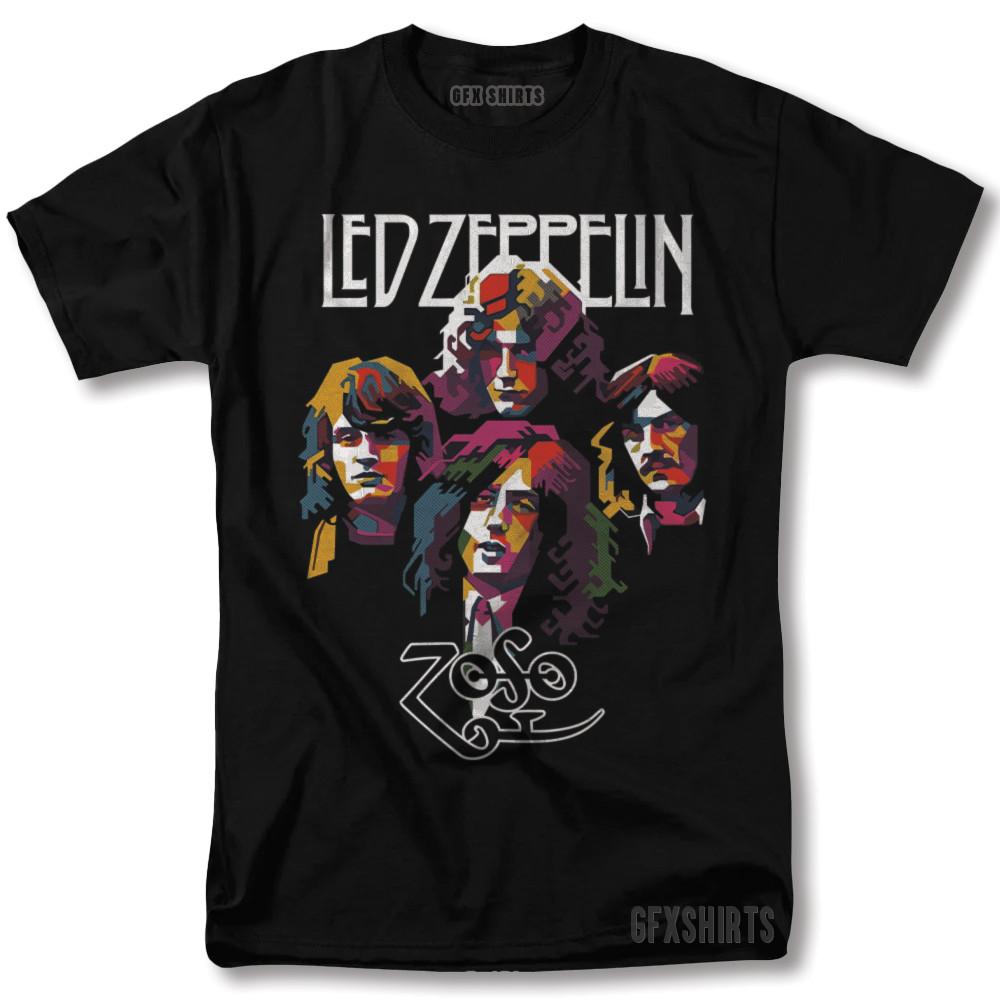 Led Zeppelin Shirt Zoso Rock Tour Merch Retro Vntg Graphic Design T-shirt XXXXL