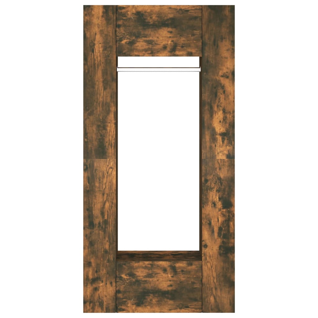 Hallway Cabinets 2 pcs Smoked Oak Wood Based Material