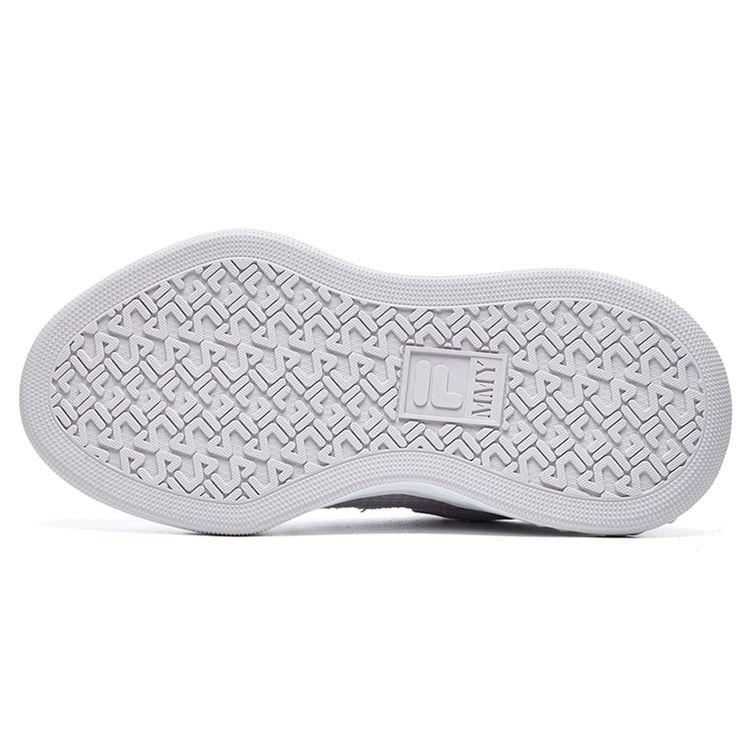 Fila Mihara X  FM-15 Canvas Round Toe Lace-Up Low-Top Casual Shoes Women sneaker Lilac-Gray F12W224301FGL