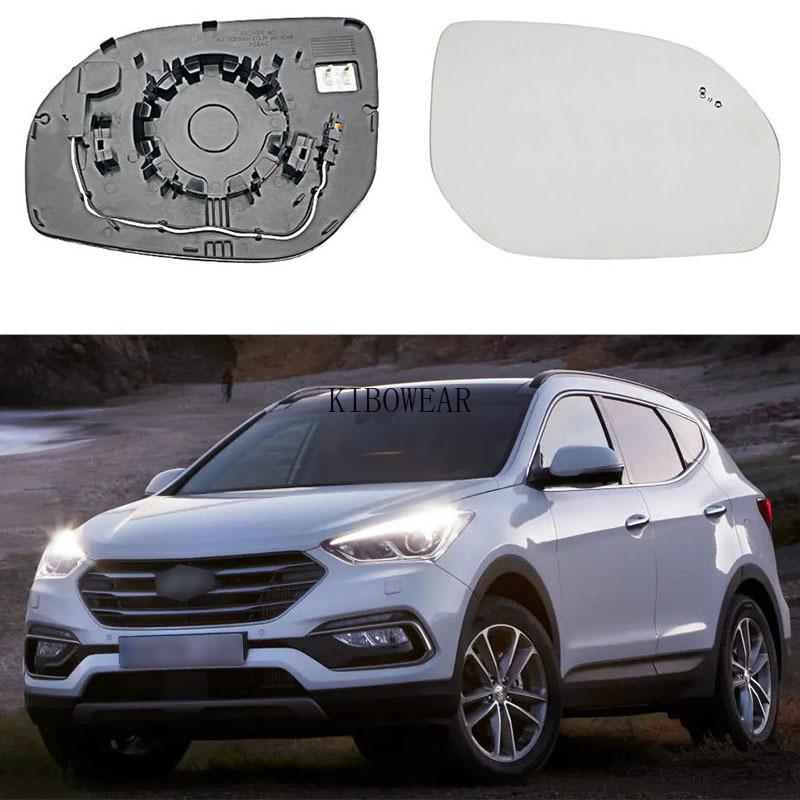 1pc Blind Spot Side Mirror Glass for Hyundai SANTA FE 3 III DM 2015-2018 BSD Heated Auto Replace 87611-2W120 Rearview BSM BSA