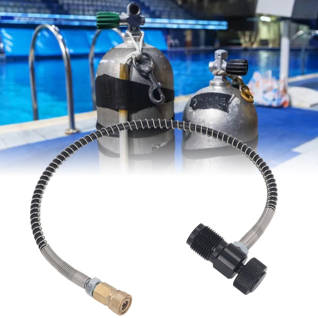 /8 Gewinde Schnellfülladapter Tankstellenadapter Schlauch Hochdruck-Pneumatikteil für 6,8L CO