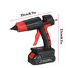 21V 1000W Cordless Electric Hot Melt Glue Guns Welding Hot Air Guns Plastic Temperature Adjustable Anti-scald Nozzle for Lithium Battery