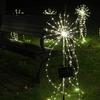 Solar Firework Light DIY Outdoor Garden Starburst Firework Lamp 200LED 35 Copper Wires Christmas String Light for Garden Decor