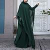 Women Abaya Eid Mubarek Muslim Dresses Robe Long Sleeve Hijab Vestidos Fashion Abayas for Women Isamic Clothing