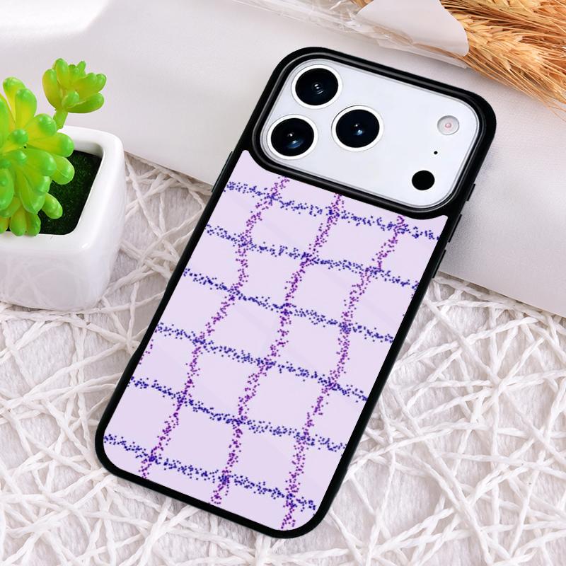 

Wavy Grid Shockproof Phone Case for iPhone 17 Air 16e 15 11 12 14 13 Pro Max Cover Coque iPhone 13 Pro Max
