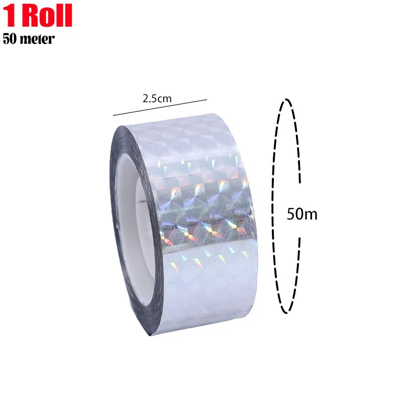 Bird Scare Laser Tape Repellents Double Sided Pigeons Birds Away Reflective Ribbon Deterrent Tapes for Outdoor Garden Orchard