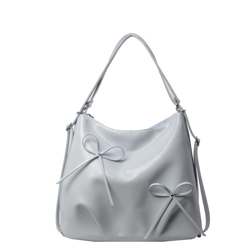 

Новый рюкзак с бантом Женская модная сумка-тоут Повседневный плечевой рюкзак большой вместимости синий