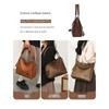 Lightweight Large Capacity Faux Leather Multipurpose Storage Bag for Daily Use