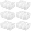 JEJ Astage Storage Box Desk Tote Desk Organizer Stackable Made In Japan Clear 26cm X X Set of 6 (W) 18.8cm (D) 14.5cm (H)