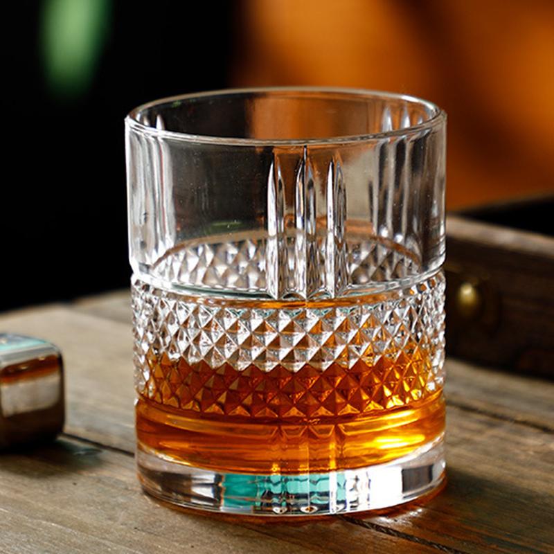 315ml/340ml Glasses Water Bottle Classic Colin Cup Diamond Patterned Coffee Cup Wine Cups Wedding Gifts Mugs Household Drinkware