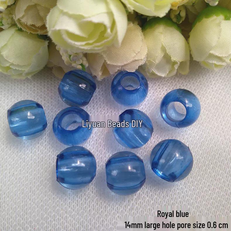 10MM Transparent Acrylic Round Beads for DIY Beaded Bag & Curtain Divider Accessories