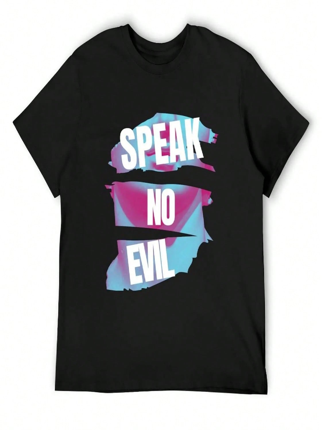 Speak No Evil T-Shirt Designer Shirts Aesthetic Clothes Funny T-Shirt unisex Workout Shirts S разноцветный