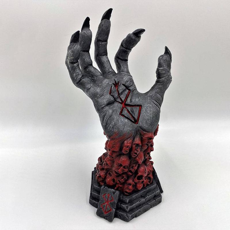 Berserk Hand Of God Resin Anime Figure Berserk Guts L Action Figure Black Swordsman Figurine Collectible Model Doll Toys
