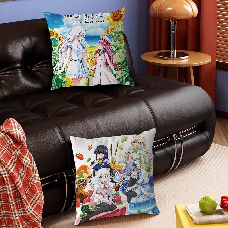 Anime S-Summer Pockets Personalized Picture Text Home Decorative Pillows Household Gifts 45x45cm