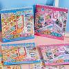 Supermarket Scene 3D Sticker Book PET Stacking Stickers New Pocket Sticker Book  DIY Activity