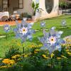 10 Pack Sparkly Bird Repellent Rotating Windmill with Stakes Extra Sparkly Pinwheel Bird Repellent Devices for Garden Yard Decor