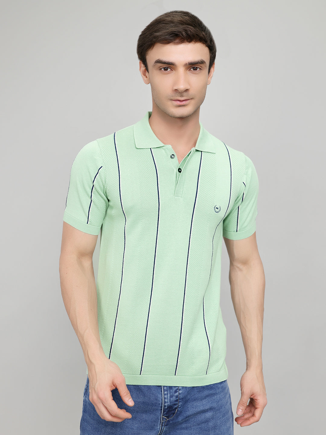 Monte Carlo Men Smart Fit Sea Green Tshirt M салатный