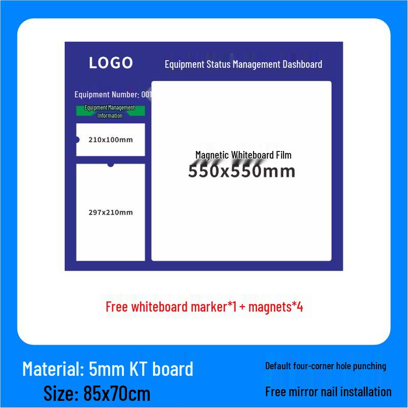 Jundingying Factory Production Kanban Whiteboard