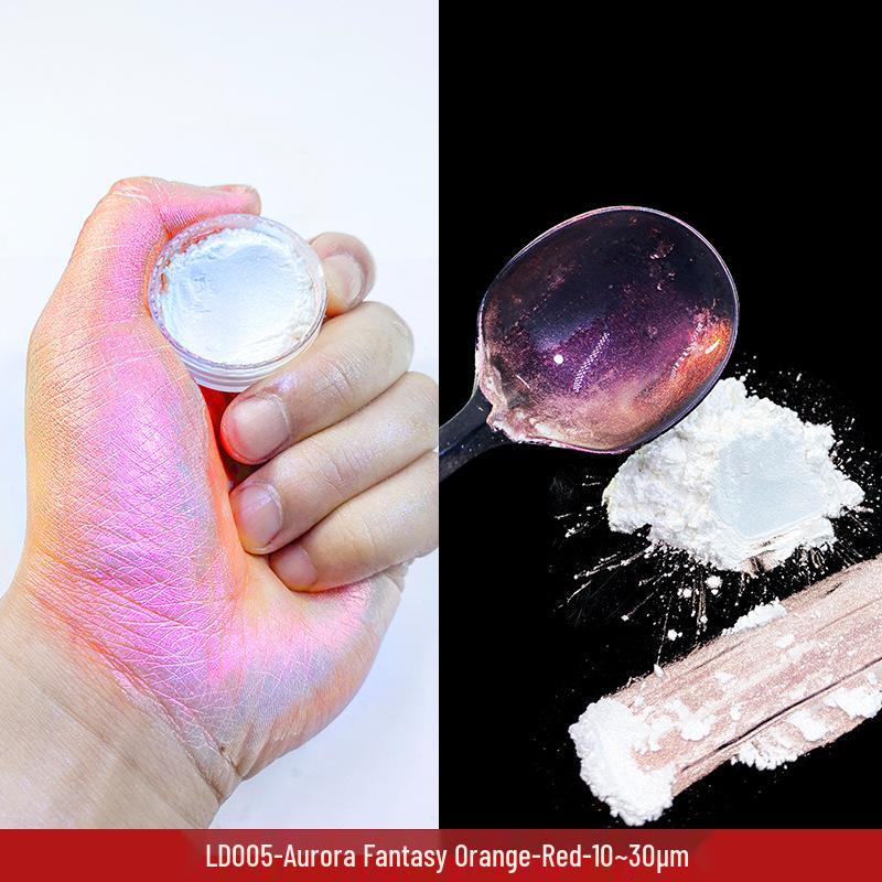 Iridescent Aurora Cosmetic Grade Mica Powder for Glitter Eyeshadow & Bath Soap, 10g