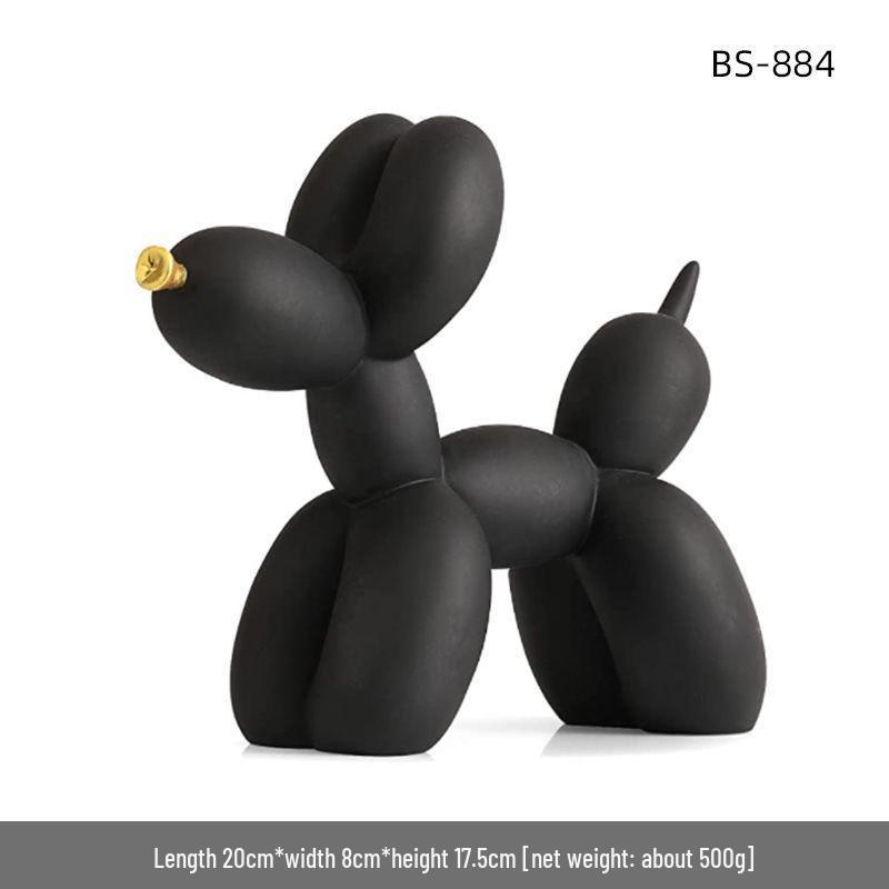 Nordic Creative Resin Balloon Dog Figurines - Home & Wine Cabinet Decor