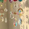 Colorful Crystal Agate Sunshine Catcher Pendant Natural Agate Lighting Pendant  Window Decoration