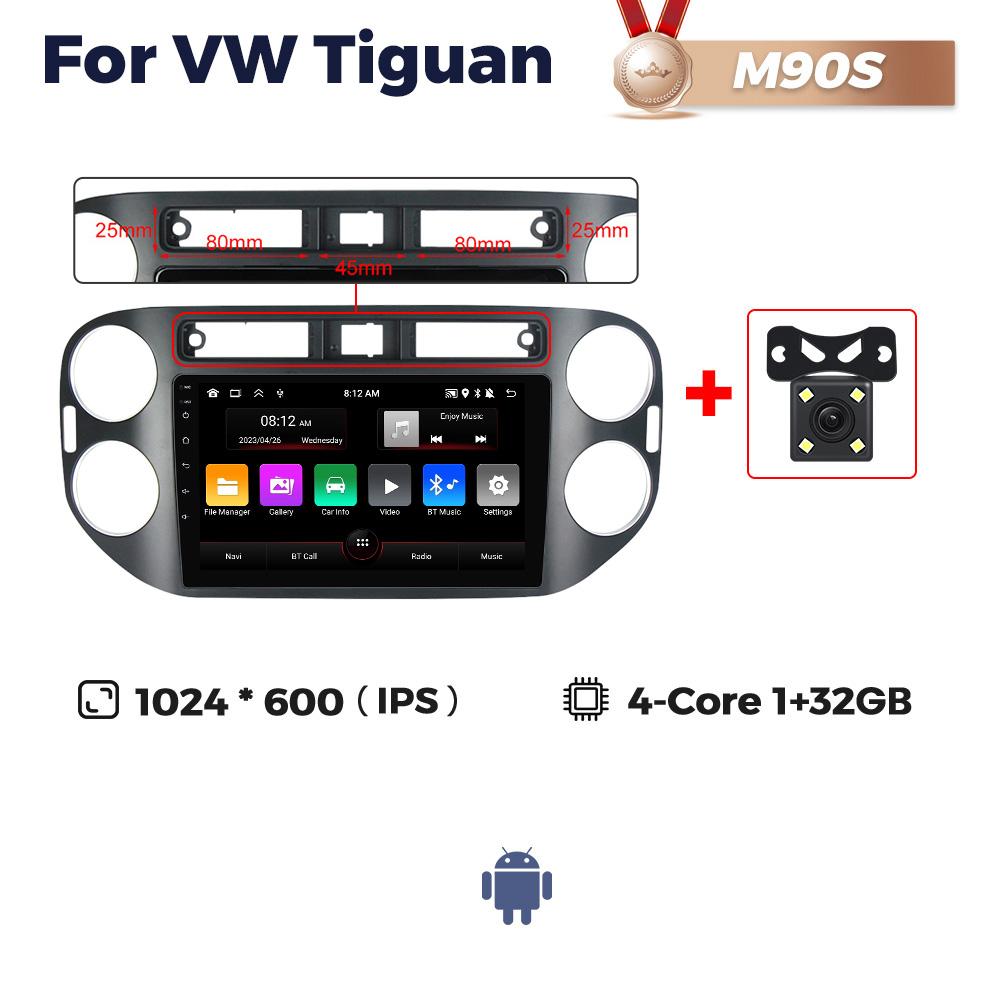 Navifly 8Core Android All In One Car Radio For VW Volkswagen Tiguan 1 NF 2006 2008-2016 Intelligent System Multimedia Player GPS