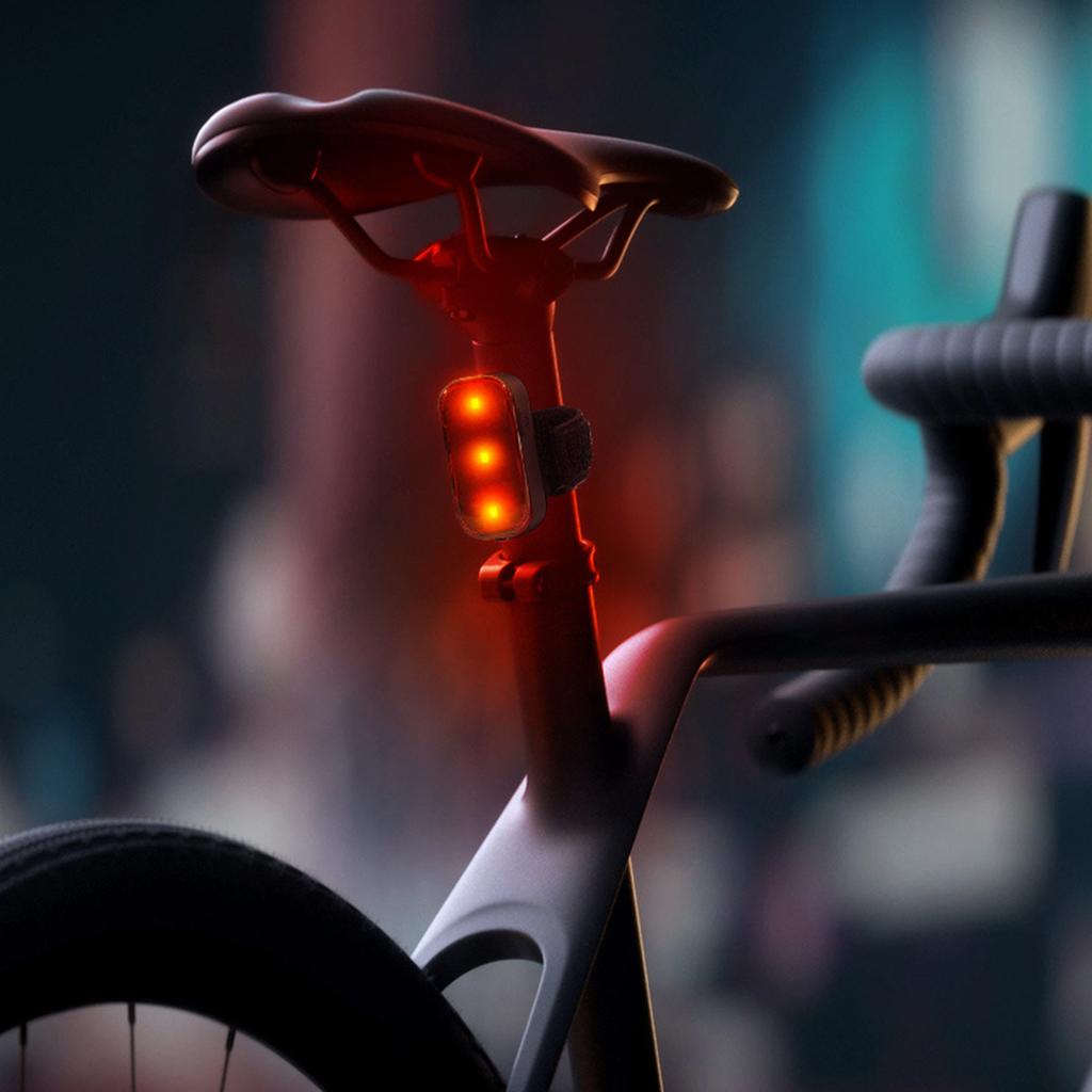 Road Bike Tail Light Waterproofs Bicycles Back Light Safety Taillight Brake Sensing Bike Rear Light Helmet Bag Taillight