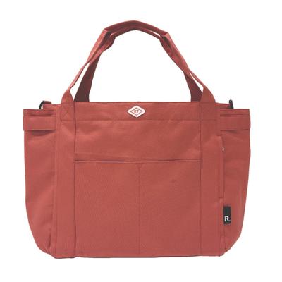 MEDIUM Tote Bag Lightweight Large Capacity A4 Water Repellent 3182 03 Brick Red [Rootote] SN.Medium.Pockets-E Women's