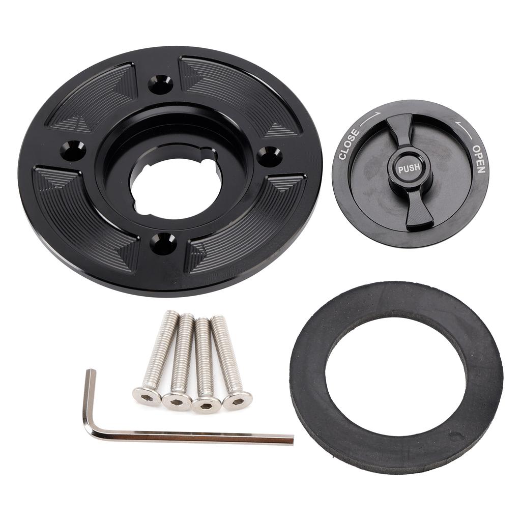 Quick Release Fuel Gas Tank Cap For Kawasaki ZX10R ZX6R Ninja 650/R 2021-2025