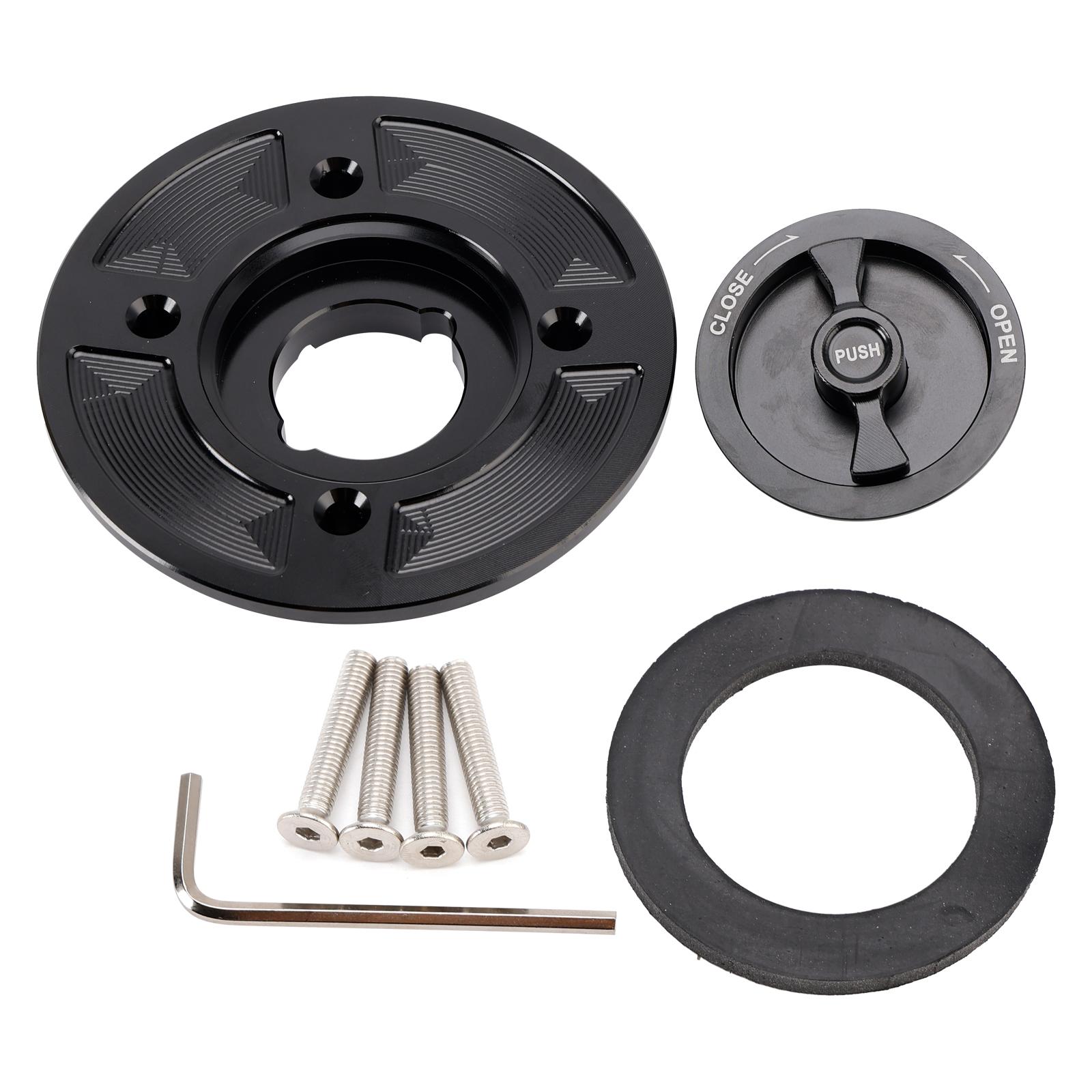 

Quick Release Fuel Gas Tank Cap For Kawasaki ZX10R ZX6R Ninja 650/R 2021-2025 чорний