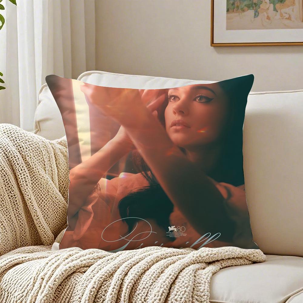 

singer pop PPriscilla Cushion Cover Pillowcase Antidustmite living Room Sofa Decor Cushion Room 30X30cm