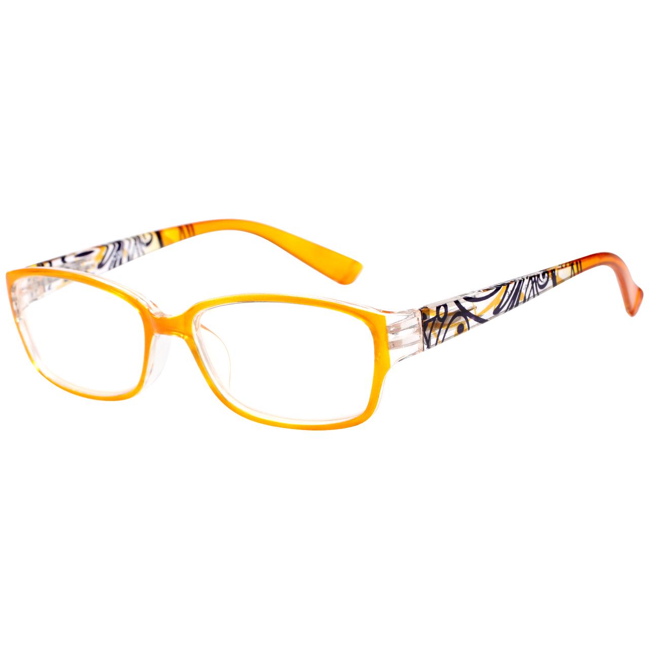 

1pc Floral blue-light glasses with metal hinges & PC lenses – unisex summer fashion full-frame 4