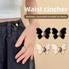 Adjustable Waist Buckle Butterfly Shape Pants Pins Waist Fastening Pins  Scarf Fastening