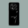 Phone Case for Xiaomi Redmi 15C 14C 12C 13C Redmi Note 15 14 13 12 11 10 Pro Plus 5G 12S Silicone Cover Funny Cute Cat Line Art