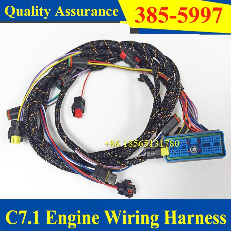 High Quality 385-5997 New Engine wiring Harness C7.1 3855997 for Caterpillar Excavator Wire Harness 320D 323D2 236D2 330D2