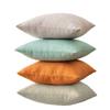 Modern Minimalist Solid Color Cotton Linen Throw Pillow for Sofa, Bed, or Office - Square Lumbar Cushion
