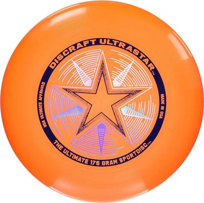 RANGS Ultra Star 2 27cm Ultimate Sports Officially Approved by the Japan Flying Disc Association and the World Flying Disc Federation Orange, 175g,
