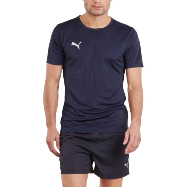 PUMA T Shirts Men's Marine Blue Crew Neck 706132-06