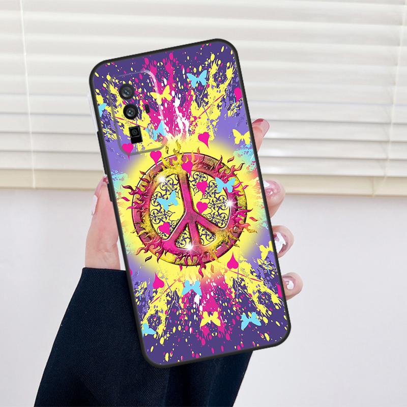 Psychedelic Art Peace Cover For Xiaomi 13 14 15 Ultra 11T 12T 13T 14T Pro POCO X7 Pro X3 X5 X6 M6 F5 F6 Pro Case
