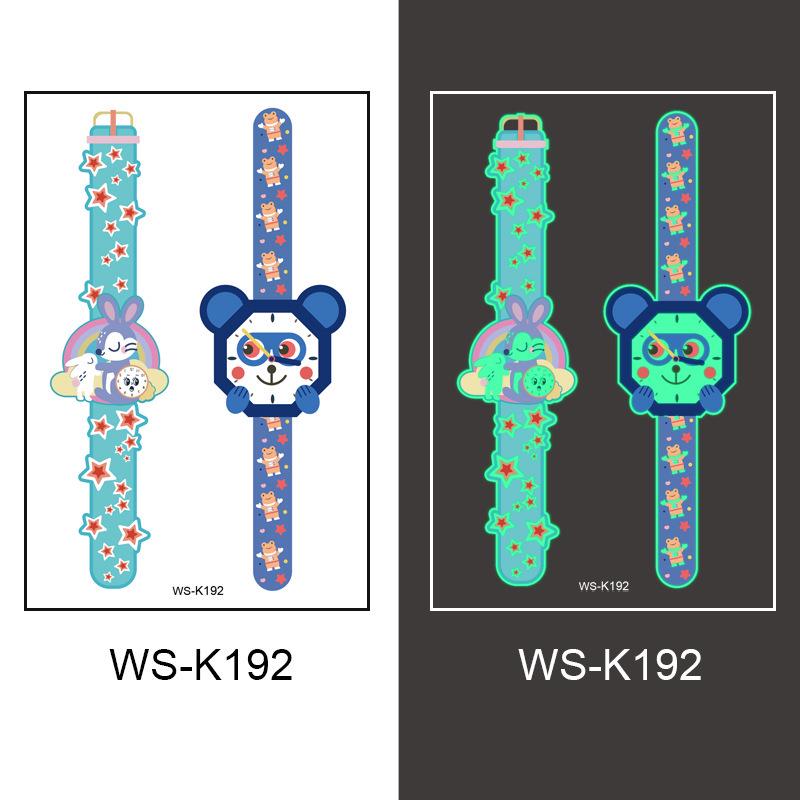 Luminous Waterproof Tattoo Stickers for Kids: Cross, Watch, Boys & Girls Designs