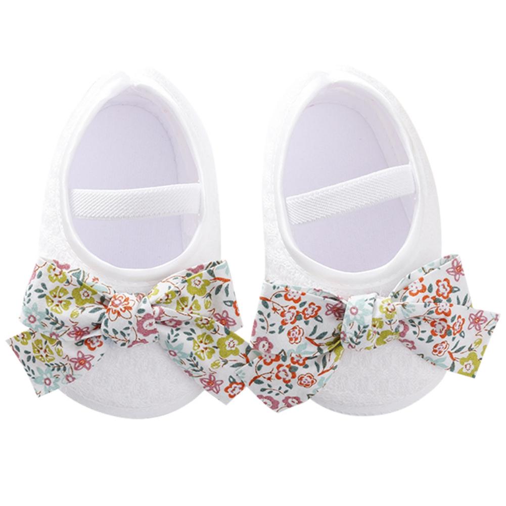 Bebeluși Fetițe Kid Prewalker Lovely Dot Plaid Bowknot Cu talpă moale Nou-născut Toddler First Walkers