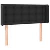 VidaXL Tête de Lit à LED Meuble de Chambre à Coucher Accessoire de Lit Simple Tête de Cadre de Lit Intérieur Noir 3123320