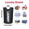 1pc Laundry Basket Clothes Storage Basket Foldable Large Size Dirty Cloth Storage Bucket Freestanding Collapsible Clothes Hamper