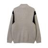 Men's Fall and Winter Embroidered Knit Cardigan Jacket Loose Zipper Sweater