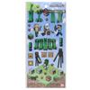 Clear Seal 3 Sticker Sheets Minecraft CREEPER Ensky Deco Stickers Game Mail Delivery Available